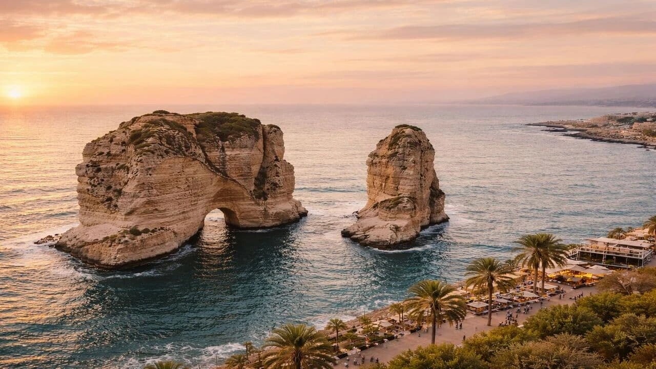 Raouche Rock, Lebanon, Beirut